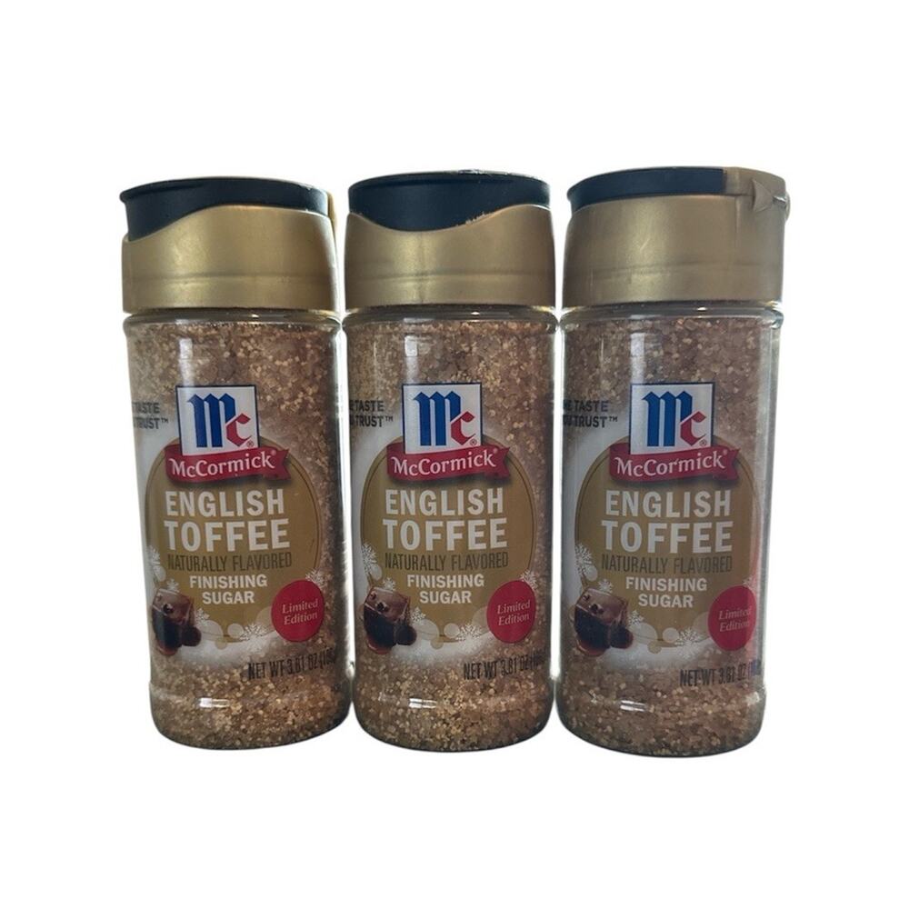 McCormick Finishing Sugar English Toffee LIMITED EDITION 2 Pcs